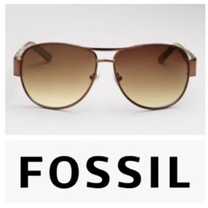 Fossil Berkley 3 aviator Unisex sunglasses